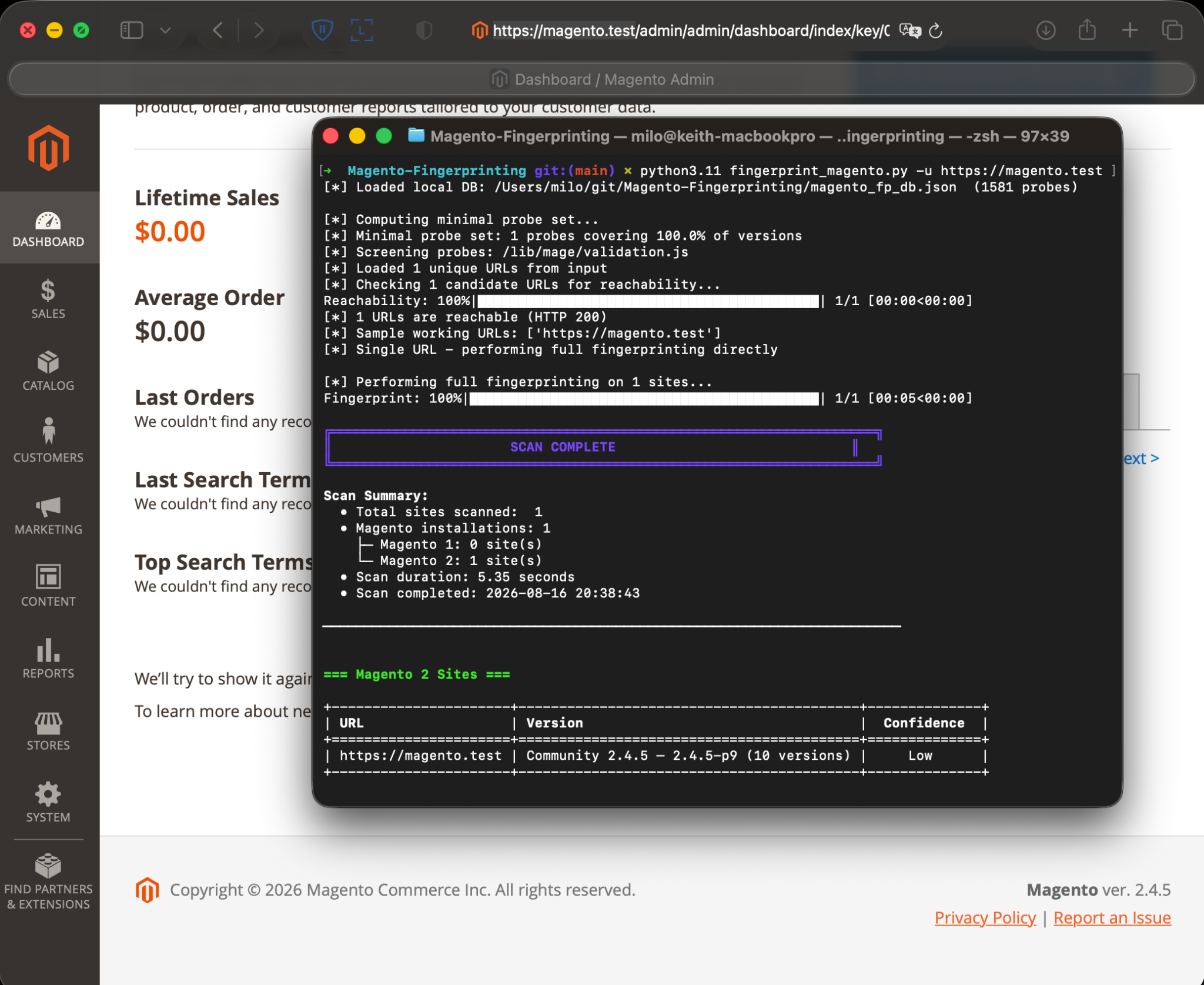 fingerprint_magento.py scan